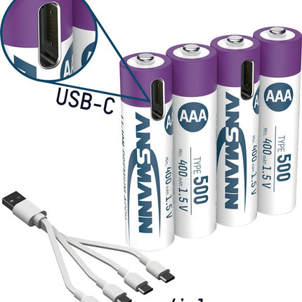 Ogniwo akumulatorowe Ansmann ( 4000876123 ) 1,5 V 400 mAh