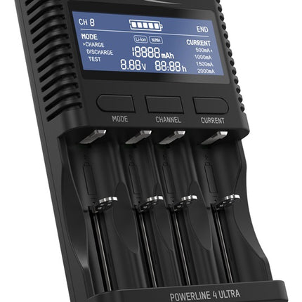 Uniwersalna ładowarka Ansmann UBC Powerline 4 Ultra ( 4000902123 ) z zasilaczem sieciowym