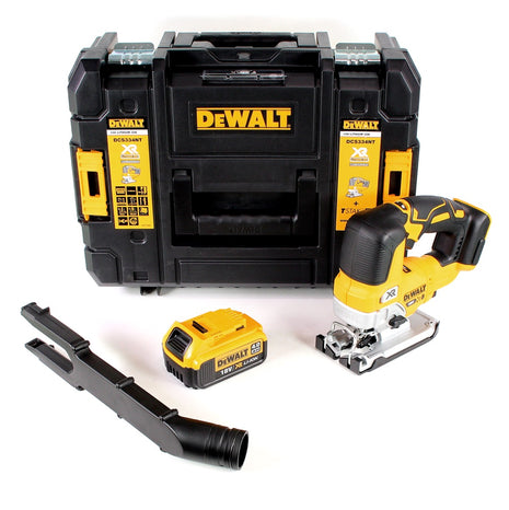 DeWalt DCS 334 NT Akku Pendelhub Stichsäge 18V Brushless + 1x Akku 4,0Ah + TSTAK - ohne Ladegerät