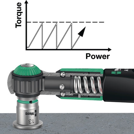 Zestaw kluczy dynamometrycznych Wera Safe-Torque ( 4000822454 ) 23-częściowy 2 - 12 Nm 1/4 ″ sześciokątny