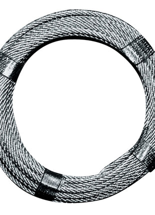 Cable metálico (1000134114) Ø 3,0 - 4,0 mm longitud 10 m 6 x 7 + 1 acero FE, recubierto de plástico galvanizado