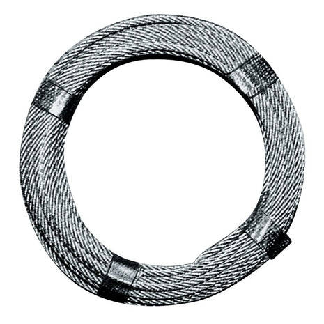 Câble métallique ( 1000134114 ) Ø 3,0 - 4,0 mm Longueur 10 m 6 x 7 + 1 FE acier, galvanisé gainé de plastique