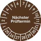 Wieloletnia naklejka inspekcyjna ( 9000477116 ) Ø 20 mm folia