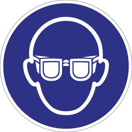 Obowiązkowy znak ASR A1.3/DIN EN ISO 7010 ( 9000477500 ) Stosować ochronę oczu