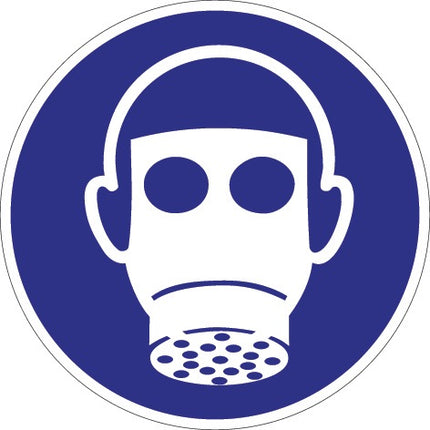 Obowiązkowy znak ASR A1.3/DIN EN ISO 7010 ( 9000477498 ) Stosowanie ochrony dróg oddechowych