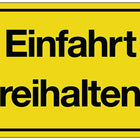 Znak informacyjny ( 3000277101 ) Utrzymuj podjazd w czystości! Plastik