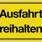 Znak informacyjny ( 3000277103 ) Utrzymuj wyjście w czystości! Plastik