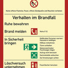 Znak ochrony przeciwpożarowej DIN EN ISO 7010 ( 9000477605 ) L210xW297 mm tworzywo sztuczne