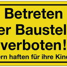 Znak ( 3000277310 ) Zakaz wjazdu na plac budowy Tworzywo sztuczne