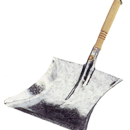Szufelka ( 9000470260 ) z drewnianym uchwytem, metalowa ocynkowana