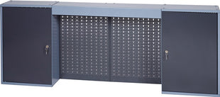 Werkzeugschrank ( 4000870178 ) H600xB1600xT200mm 4 Lochrückwände, 2 Türen