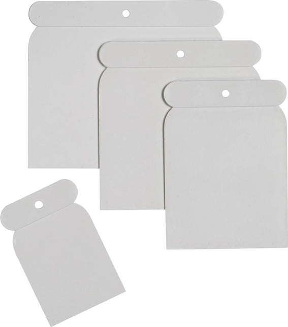 Japoński zestaw szpachli (4000816569) 4-częściowy plastikowy w przezroczystej torbie