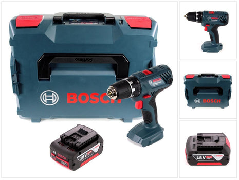 Bosch Professional GSR 18V-21 Akku Bohrschrauber 18V 55Nm + 1x Akku 6,0Ah + L-Boxx - ohne Ladegerät - Toolbrothers