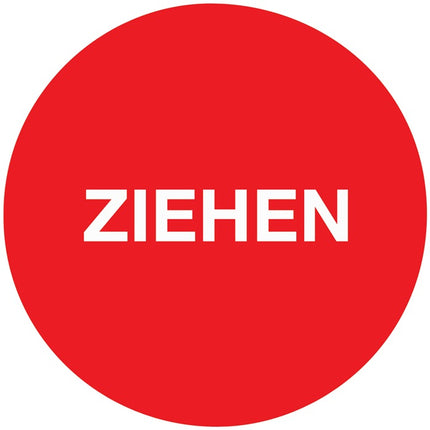 Naklejka na drzwi ( 3000277040 ) Ø 50 mmLxW Folia samoprzylepna