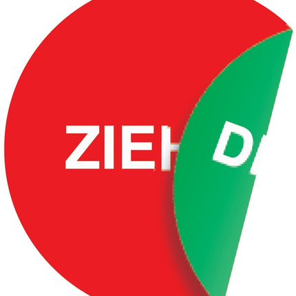 Naklejka na drzwi ( 3000277039 ) Ø 50 mmLxW Folia samoprzylepna