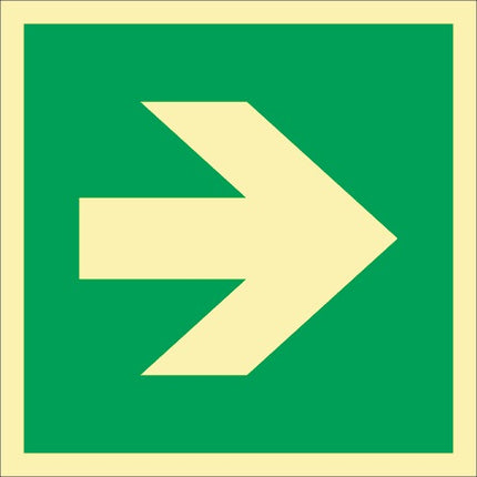 Znak ewakuacyjny DIN EN ISO 7010 ( 9000477434 ) L148xW148 mm Folia