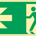 Znak ewakuacyjny DIN EN ISO 7010 ( 9000477438 ) L297xW148 mm Folia