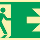 Znak ewakuacyjny DIN EN ISO 7010 ( 9000477435 ) L297xW148 mm tworzywo sztuczne