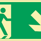 Znak ewakuacyjny DIN EN ISO 7010 ( 9000477443 ) L297xW148 mm tworzywo sztuczne