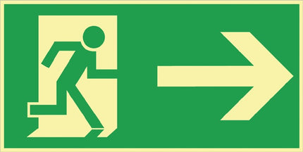 Znak ratunkowy BGV A8 ( 3000277436 ) L297xW148 mm Folia