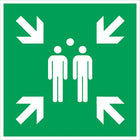 Znak ewakuacyjny ASR A1.3/DIN EN ISO 7010 ( 9000477470 ) L400xW400 mm Aluminium