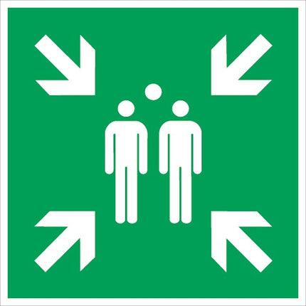 Znak ewakuacyjny ASR A1.3/DIN EN ISO 7010 ( 9000477470 ) L400xW400 mm Aluminium