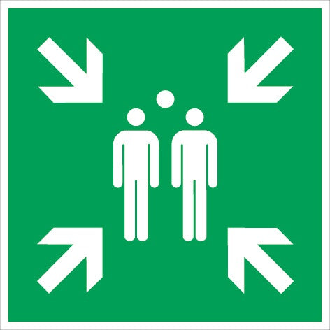 Znak ewakuacyjny ASR A1.3/DIN EN ISO 7010 ( 9000477470 ) L400xW400 mm Aluminium