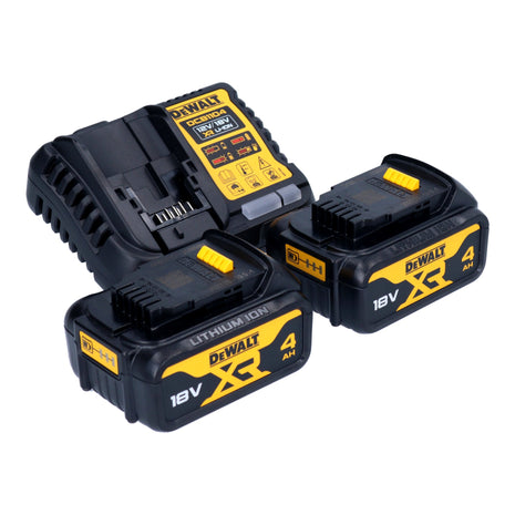 DeWalt DCM 849 M2 akumulatorowa polerka mimośrodowa 18 V 180 mm bezszczotkowa + 2x akumulator 4,0 Ah + ładowarka