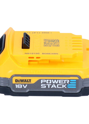 DeWalt DCD 800 N Perceuse-visseuse sans fil 18 V 90 Nm Brushless + 1x batterie Powerstack 1,7 Ah - sans chargeur