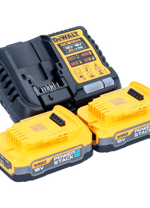 DeWalt DCD 800 E2 Perceuse-visseuse sans fil 18 V 90 Nm Brushless + 2x Powerstack batterie 1,7 Ah + chargeur