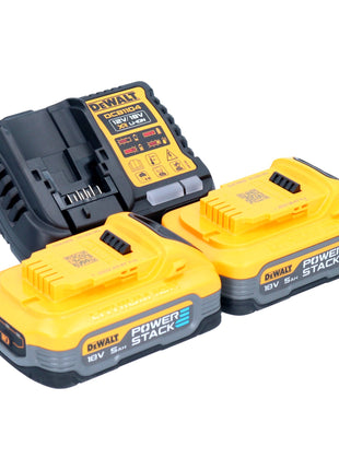 DeWalt DCD 800 H2 Perceuse-visseuse sans fil 18 V 90 Nm Brushless + 2x Powerstack batterie 5,0 Ah + chargeur