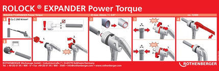 Ekspander Rothenberger ROLOCK(R) Power Torque ( 4000781121 ) Głowice ekspandera do 42 mm (1 3/4″)