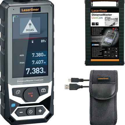 Dalmierz laserowy Laserliner DistanceMaster LiveCam ( 4000858092 ) 150 m ± 1,5 mm