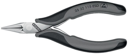 Szczypce dla elektroników Knipex ( 4000794542 ) Długość całkowita 115 mm Uchwyty wielokomponentowe ESD