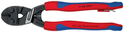 Kompaktowe obcinaki do śrub Knipex CoBolt ( 4000795400 ) długość 200 mm wielokomponentowe tuleje miękkie 6 mm średnie 5,2 mm twarde 4 mm