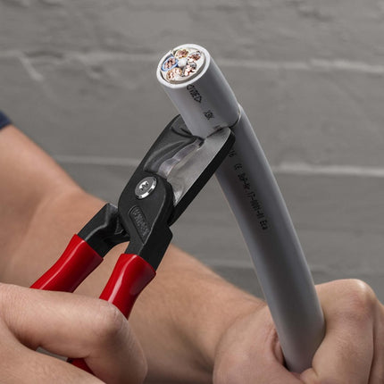 Nożyce do kabli Knipex StepCut XL ( 8004039101 ) długość 225 mm powłoka z tworzywa sztucznego
