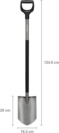 Szpadel ogrodniczy Fiskars ( 4000819586 ) szpiczasty, ze stalowym trzonkiem D