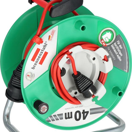 Zwijacz kabla ogrodowego Brennenstuhl Garant G ( 8000808984 ) 38 + 2 m PVC 3 x 1,5 mm² tworzywo sztuczne IP44