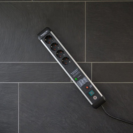 Listwa zasilająca Brennenstuhl Premium-Protect-Line ( 8001484633 ) 16 A 230 V czarna/srebrna 3 m PVC 1,5 mm²