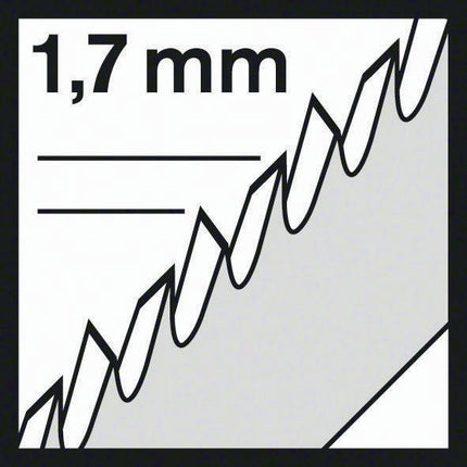 Brzeszczot do wyrzynarki Bosch T 101 BIF ( 4000837532 ) Długość całkowita 83 mm BIM