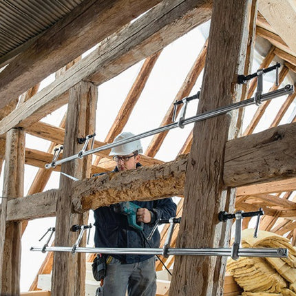 Wysokowydajny zestaw zacisków Bessey SLV/GSV ( 4000831546 ) Szerokość mocowania 1500 mm Występ 120 mm