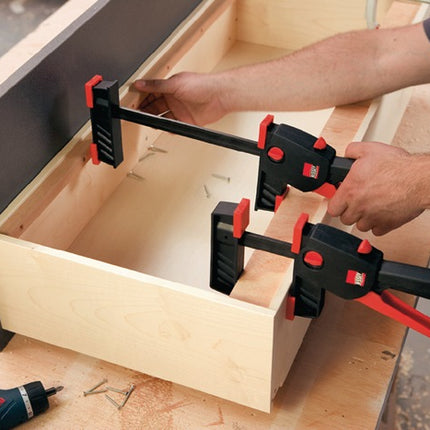 Zacisk jednoręczny Bessey DuoKlamp ( 4000831540 ) Szerokość mocowania 450 mm Szerokość rozpierania 75 - 535 mm