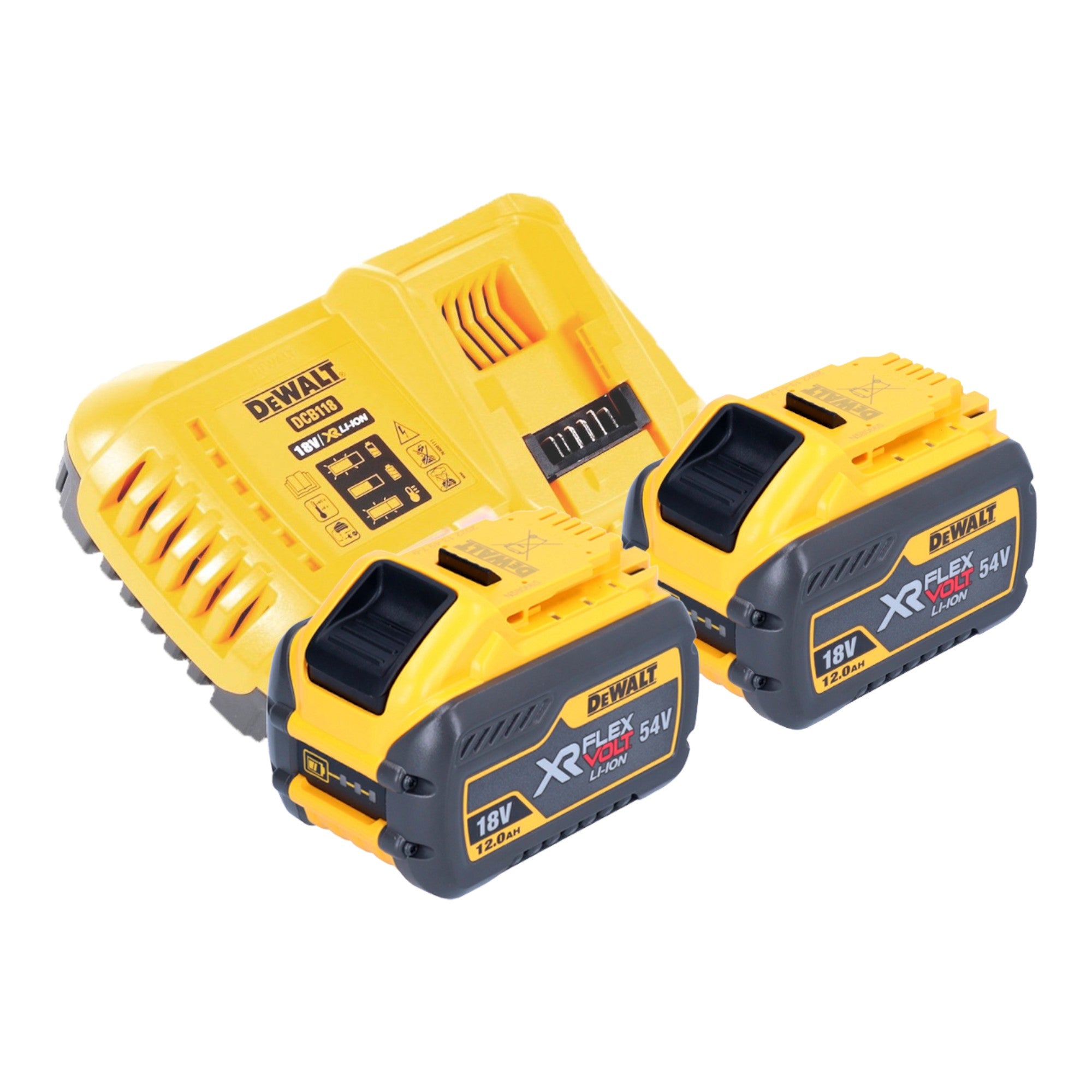 DeWalt DCS 573 Y2 Akku Handkreissaege 18 V 190 x 30 mm Brushless 2x Akku 12 0 Ah Ladegeraet 2 - toolbrothers