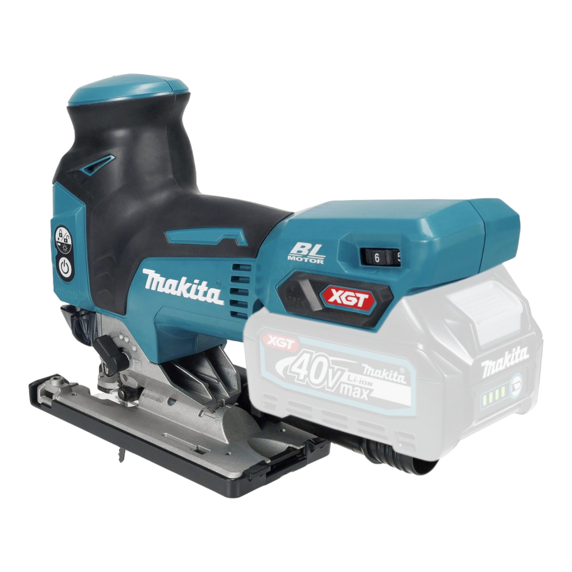 Makita JV 001 GD201 Akku Stichsaege 40 V max 135 mm Brushless 2x Akku 2 5 Ah Ladegeraet 3 - toolbrothers
