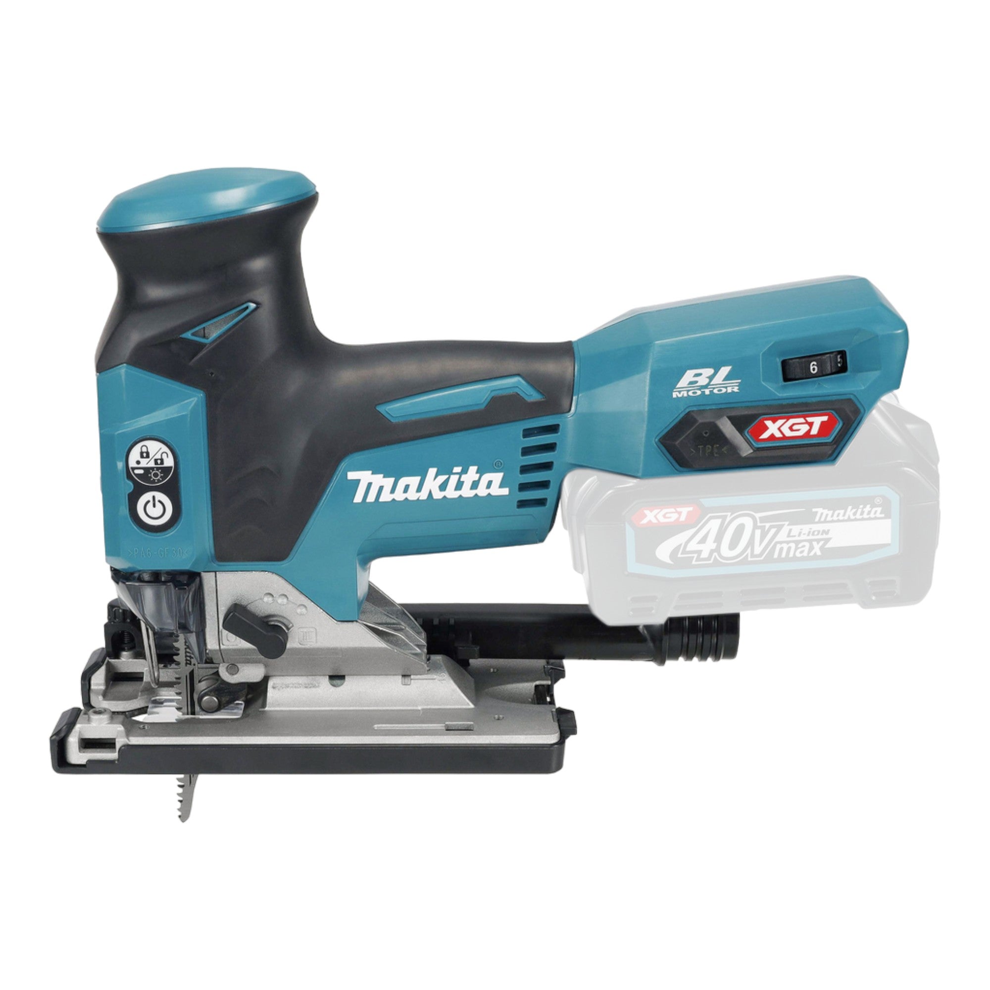 Makita JV 001 GM201 Akku Stichsaege 40 V max 135 mm Brushless 2x Akku 4 0 Ah Ladegeraet Makpac 1 - toolbrothers