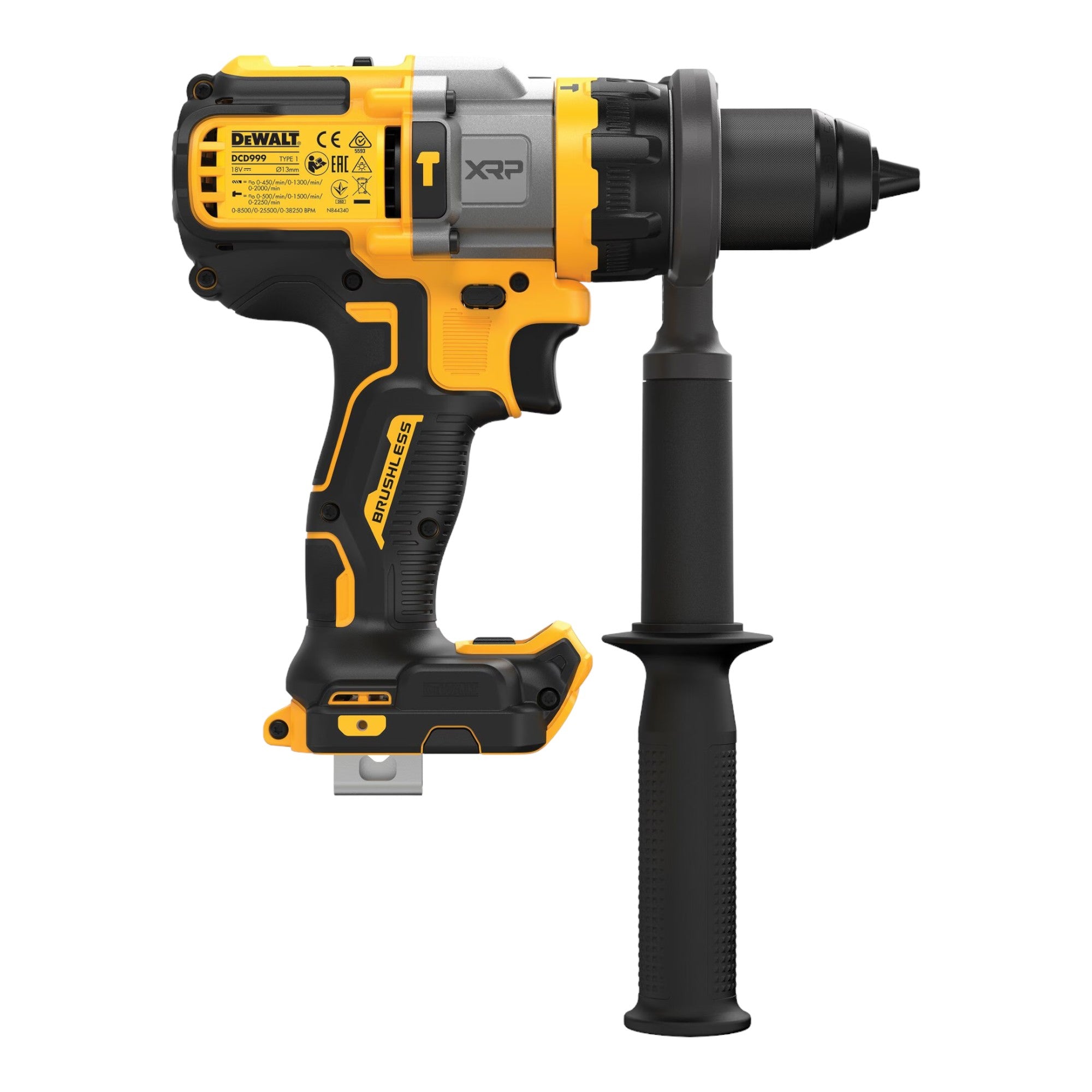 DeWalt DCD 999 NT Akku Schlagbohrschrauber 18 V 95 Nm Brushless 1x Akku 2 0 Ah TSTAK ohne Ladegeraet 4 - toolbrothers