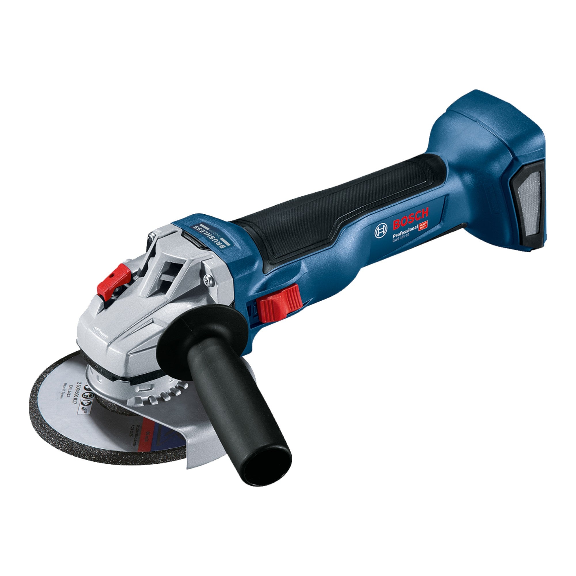 Bosch GWS 18V 10 Professional Akku Winkelschleifer 18 V 125 mm Brushless 2x Akku 4 0 Ah Ladegeraet 1 - toolbrothers