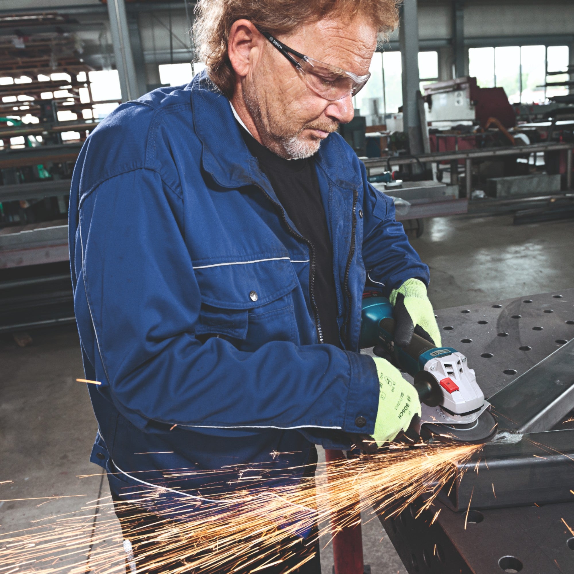 Bosch GWS 18V 10 Professional Akku Winkelschleifer 18 V 125 mm Brushless 2x Akku 4 0 Ah Ladegeraet 3 - toolbrothers