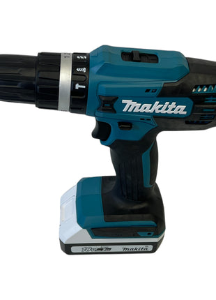 Makita HP 488 DWAX4 Akku Schlagbohrschrauber 18 V 42 Nm G-Serie + 1x Akku 2,0 Ah + Ladegerät + 74 tlg. Bit Set + Koffer