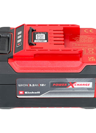 Einhell Power X-Change Plus Akku 18 V 5,2 Ah Li-Ion ( 4511437 ) mit Ladestandanzeige